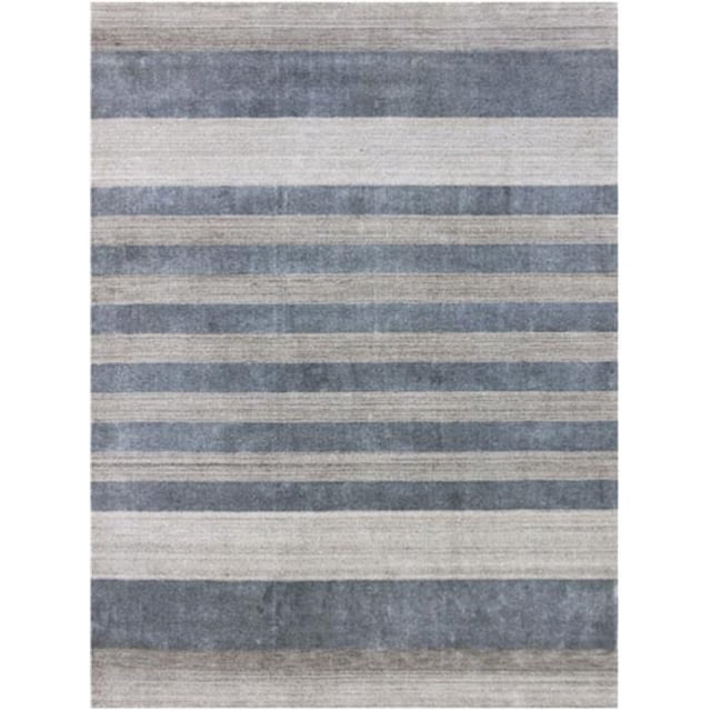 Amer BLN180912 9 x 12 ft. Blend Modern Design Hand-Woven Rug, Gray