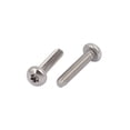 thumbnail image 2 of Unique Bargains M2 x 10mm 304 Acier Inoxydable Torx Pan Tête Vis Boulons Fixations 50pcs, 2 of 3