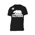 thumbnail image 1 of Mens Short-Sleeve Men's California Bear Logo Black T-Shirt - Large, 1 of 2