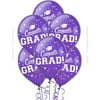 Purple Congrats Grad Balloons 15ct