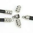 thumbnail image 3 of U8MO Stainless Steel 10pcs Crimp Bead Cord End Caps fit Jewelry Bracelet Making-8x4.5mm, 3 of 4