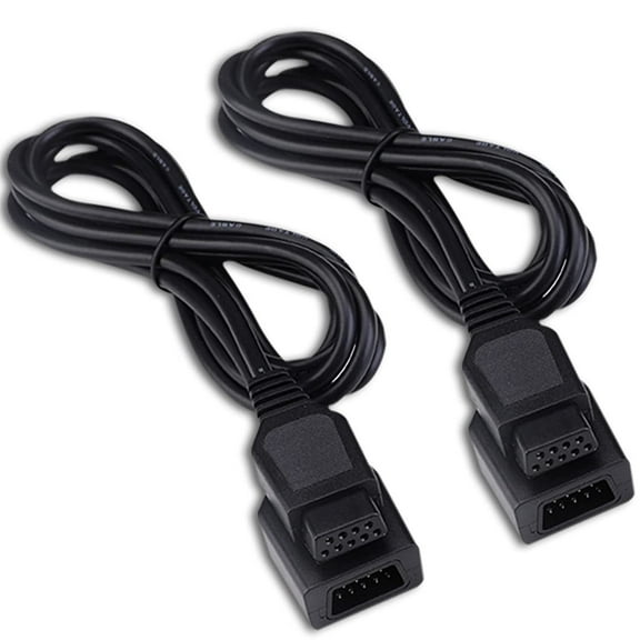 Uberwith 9 Pin Controller Extension Cable for Classic Retro Game Consoles AV 620, HD 621, HD 821 Plug and Play Wired Video Game Controller Gamepad Extension Cable 5.8ft 2 Pack (cable-new-abc)