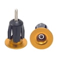 thumbnail image 4 of Almencla 2Pcs Bike Handlebar End Plugs Parts Bike Handlebar Plugs for Cycling Gold, 4 of 8