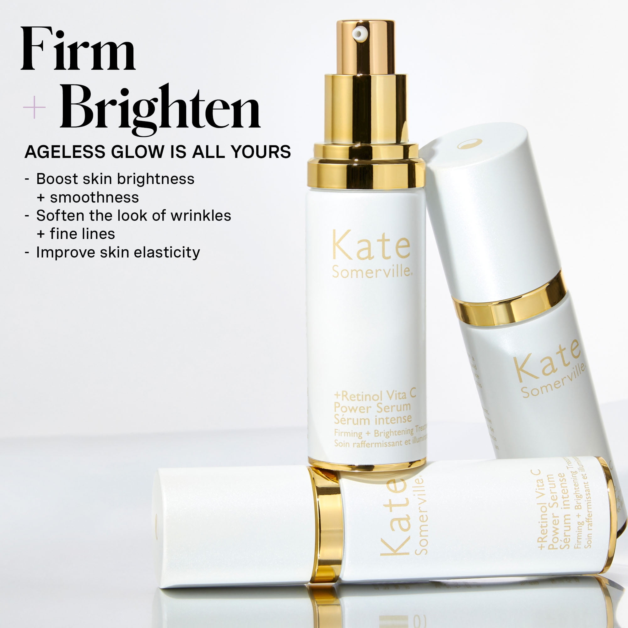 Kate Somerville +Retinol Vita C Power Serum Firming and Brightening Treatment, 1 Fl Oz