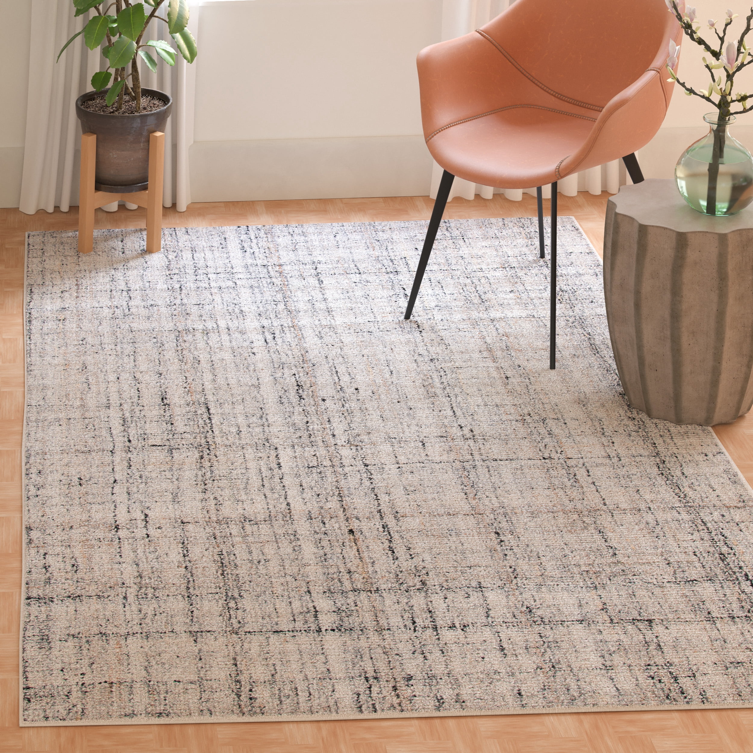 Safavieh Abstract Bailey Striped Area Rug, Camel/Black, 10' x 14'
