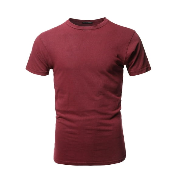 FashionOutfit Men's Basic T Shirt Casual Vintage Crewneck Tee