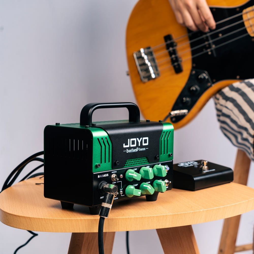 Joyo BADASS 50W Bass Amp Hybrid Tube Amplifier with Headphone, Compressor EQ Band
