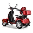 thumbnail image 2 of Mobility Scooters Fastest Mobility Scooter With Four Wheels For Adults & Seniors, Red 800W motor at 15 MPH, 2 of 9