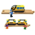 thumbnail image 3 of Juego de Tren Locomotora Que Funciona con Pilas para Vías de Tren de Madera, Conexión Magnética, Potente Juego de Tren Bala de Motor Compatible con Thomas, Brío, Melissa y Doug, Juguetes, 3 of 8