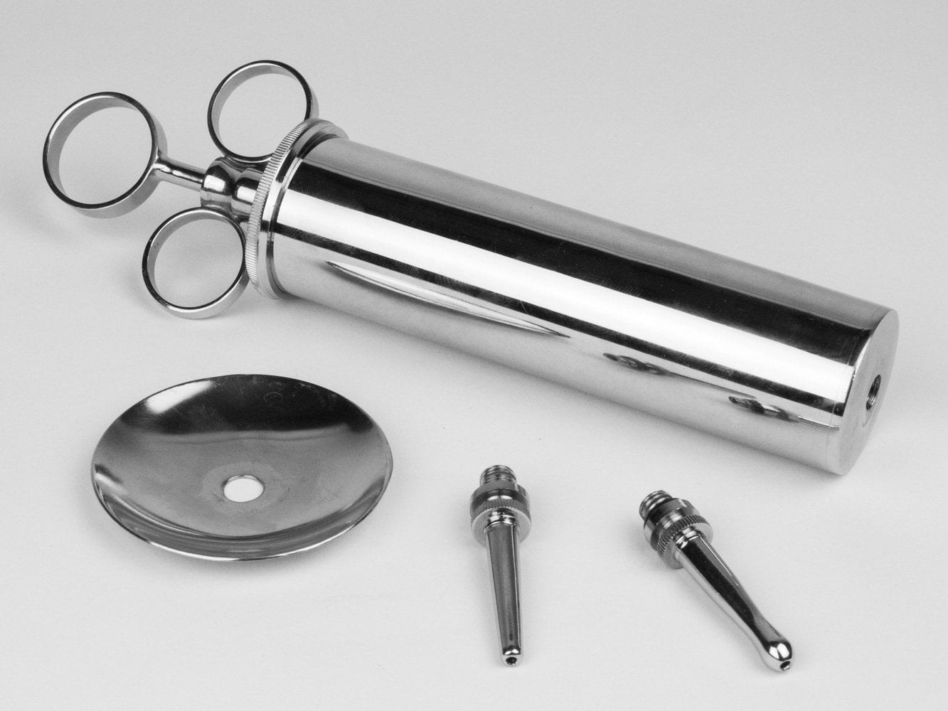 Horse Equine Steel SYRINGE 1SHIELD 2NOZELS ENT SURGICAL VETERINARY