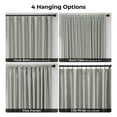 thumbnail image 5 of Half Price Drapes Extra Wide Silver Faux Silk Blackout Curtains for Bedroom(1 Panel), 100WX 84L, 5 of 9