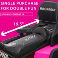 thumbnail image 6 of Holaki 24V Kids Ride-On ATV Quad w/ Bluetooth, 8km/h Max, Treaded Tires, LED Lights, USB, MP3, power display,volume - Rose, 6 of 9