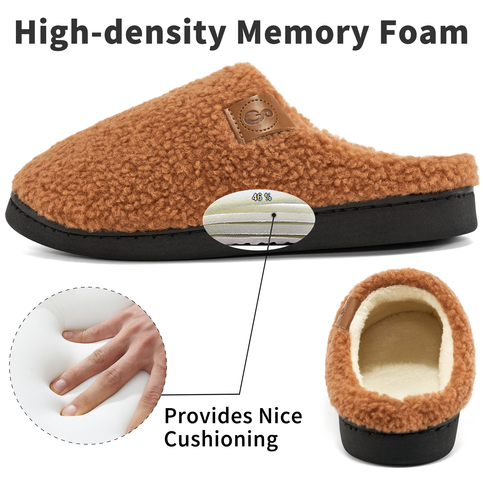 Ablanczoom Women's Memory Foam Winter Slippers photo 5