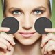 thumbnail image 3 of 16 Pcs Reusable Makeup Remover Pad Bamboo Charcoal Cleansing Cotton Pad with Storage Bag, 3 of 5