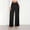 *Black, variant on ClodeEU Women's Spring Pleated High Waisted Straight Leg Pants,Loose Work Office Business Trousers With Pockets A-Beige,Womens Plus M