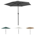 thumbnail image 4 of vidaXL Garden Parasol Anthracite Polyester, Steel 118.1 in Diameter, 4 of 23