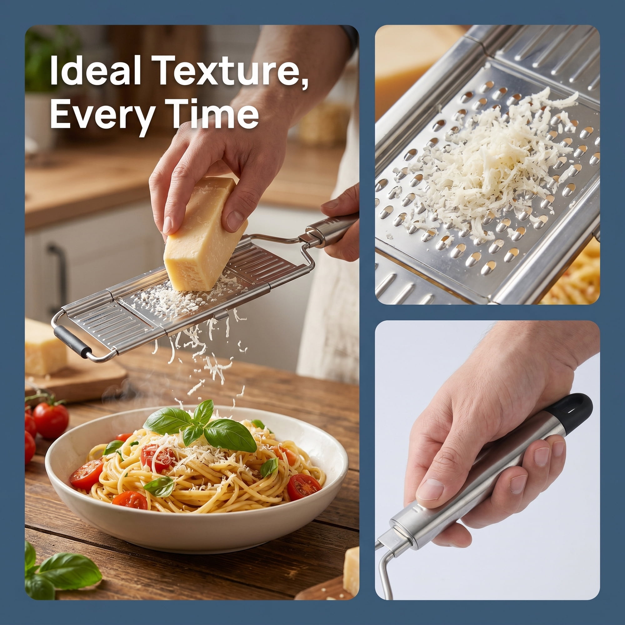 Unique Bargains 3-in-1 Kitchen Cutter for Slicing, Dicing & Shredding 3 in 1 3.3"x14"