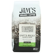 Jim's Organic Coffee, Costa Rican Hacienda La Amistad, 12 Oz, Pack of 6