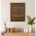 thumbnail image 3 of 15th Wedding Anniversary Wall Plaque Gift For Couple -Memories To Come, 3 of 19