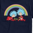 thumbnail image 3 of The Cat in the Hat - Thing 1 2 Rainbow - Men's Short Sleeve Graphic T-Shirt, 3 of 5