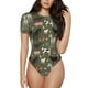 thumbnail image 1 of Balery Farm Animals Body de cuello redondo de manga corta para mujer Tops de manga corta Tops básicos-Small, 1 of 7