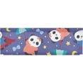 thumbnail image 6 of Coolnut Cute Panda Windows Valance Curtains, 54x18in Double Layer Short Blackout Window Topper Treatment for Bathroom,Kitchen,Living Room,Cafe Decor,1 Panel, 6 of 6