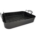 thumbnail image 5 of Gibson Home French Roaster 2 Piece Carbon Steel Turkey Chicken w/ Roast Rack, 5 of 13