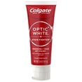 thumbnail image 2 of Colgate Optic White Stain Fighter Clean Mint Paste Teeth Whitening Anticavity Toothpaste, 3.8 oz, 2 of 12