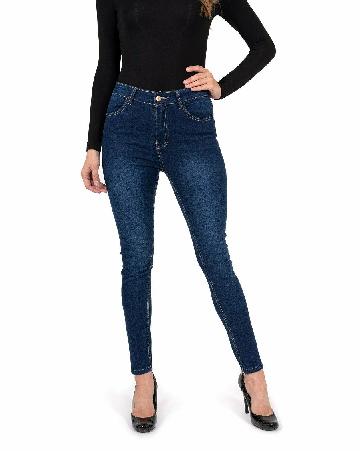 dark navy skinny jeans