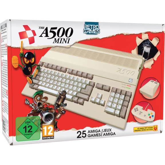 Juegos electrónicos retro A500 Mini 25 clásicos de Amiga