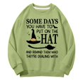 thumbnail image 4 of Ruyang Girls Halloween Sweatshirts Long Sleeve Letter Graphic Crew Neck Pullover Sweatshirts Fall Casual Tops Clothes for Kids, 4 of 6