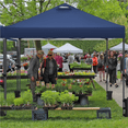 thumbnail image 2 of Renwick 10×10ft Height-adjustable Outdoor Pop Up Canopy Tent, Navy Blue, 2 of 8