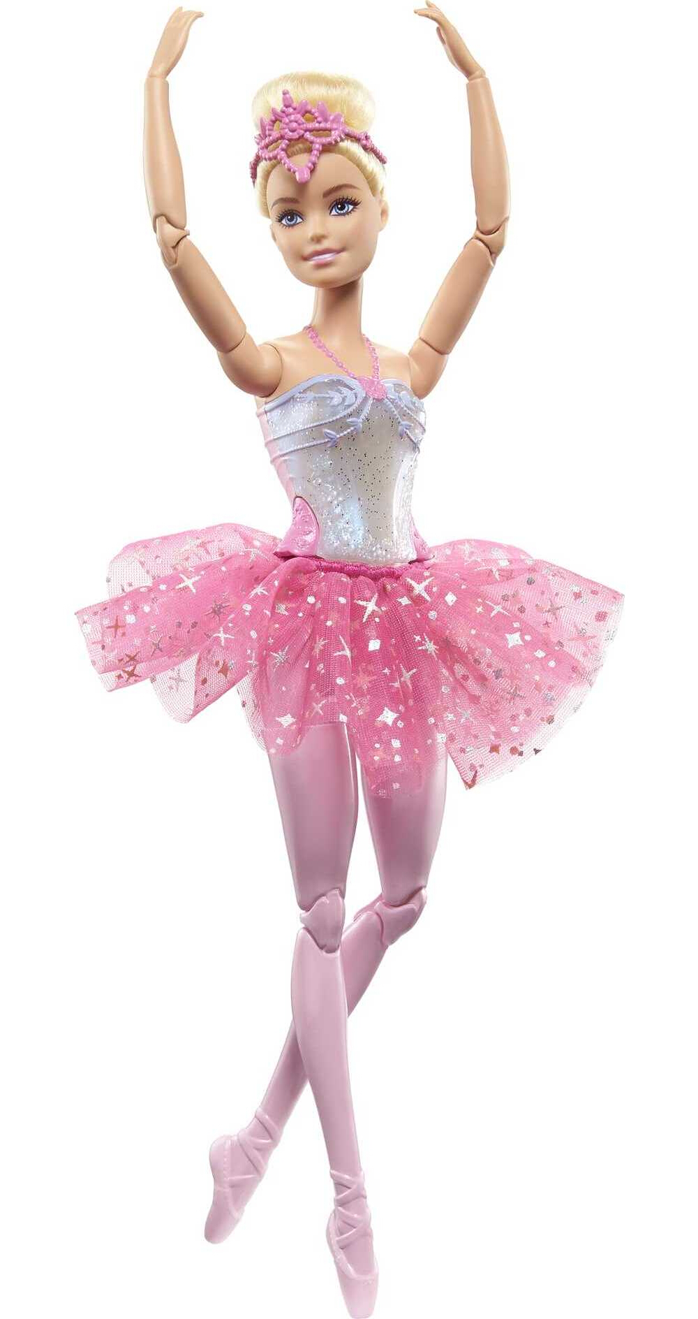 Barbie Dreamtopia Twinkle Lights Ballerina Doll, 11.7 in Blonde with ...