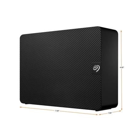 Seagate - Expansion 16TB External USB 3.0  Portable Hard Drive with Rescue Data Recovery Services - Black