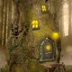 thumbnail image 4 of Puertas de hadas para decoraciones de árboles de Navidad - Accesorios de jardín de hadas en miniatura Kits de decoración al aire libre Tocón de árbol Juego de puertas enanas decora, 4 of 5