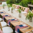thumbnail image 4 of 4th of July Cloth Napkins, Independence Day American Style Red Blue Plaid Washable and Reusable Dinner Napkins Set of 4, Table Napkin for Kitchen Party Birthday Wedding Hotel Housewarming 20"x20", 4 of 9