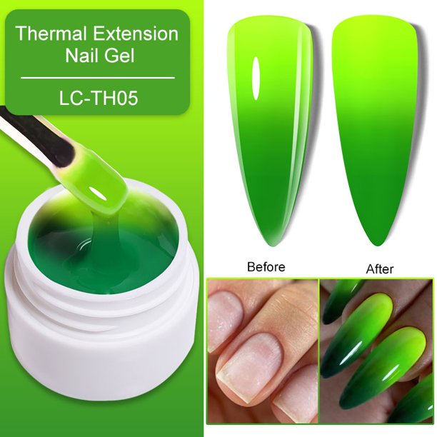 LILYCUTE 8ML Gel De Extensión De Uñas Acrílico Rosa/Blanco/Claro Antiadherente Sólido Duro Esmalte Para DIY Talla Flor