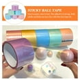 6 Rolls of Funny Tapes Toys DIY Colored Ball Tapes