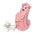 thumbnail image 3 of CarpNettore Ghost Walking Dog Statue Art Ghost with Dog Figurine for Indoor Mantel Hotel Pink, 3 of 9