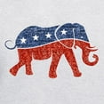 thumbnail image 3 of CafePress - Glitter Republican Elephant Hooded Sweatshirt - Pullover Hoodie, Hooded Sweatshirt, 3 of 4