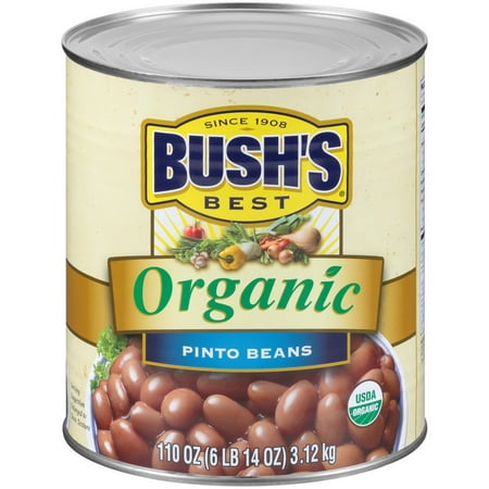 (Price/Pack)Bush's Best 01059 Bush's Organic Pinto Beans 6-110 (Best Homemade Pinto Beans)