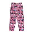 thumbnail image 5 of Goofa Colorful Cute French Bulldog Printed Soft Pajama Pants for Women, Wide Leg Comfy Casual Lounge Yoga Pants-X-Large, 5 of 9