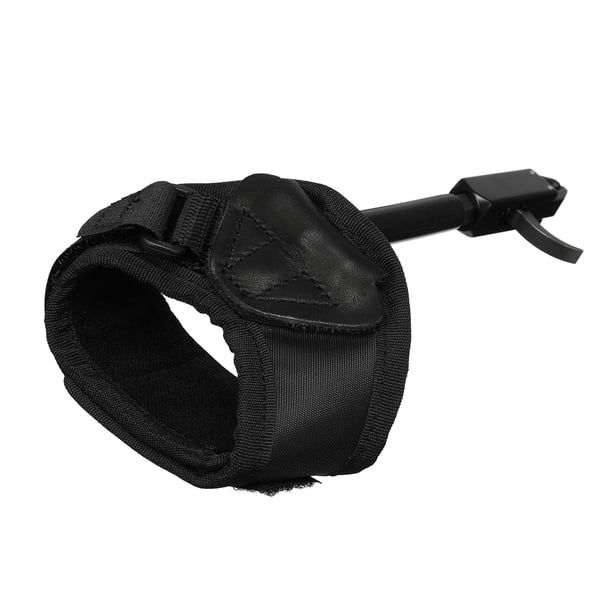 Bracelet De Décoche (release Aid) Pour Arc à Poulies - Rotation 360° - Droiter/Gaucher - Modèle RA002-W Noir