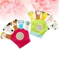 thumbnail image 4 of BRIGHTFUFU guantes de franela para bebé, con dibujos de animales, para marionetas de mano, juguetes educativos tempranos para bebés y niños pequeños., 4 of 7
