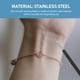 thumbnail image 2 of 1 pulsera de acero inoxidable con cadena de eslabones (negra), 2 of 6