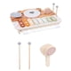 thumbnail image 5 of Kids Drum Set Music Educational Tool Educational Coordination Coordination Instruments Percusion Instruments Toy para niña de 3 4 5 años de edad, 5 of 9