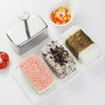 thumbnail image 3 of Stainless Steel Heart-Shaped Rice Ball Mold, Onigiri Maker & Spam Musubi Press, Non-Stick DIY Rice Ball Press Machine for Bento Lunch, Japanese Sushi, Kimbap, Camping & Home Cooking, 3 of 7