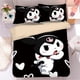 thumbnail image 1 of Sanrio-Conjunto de cuatro piezas de algodón Kulomi para el hogar, Sábana de algodón con dibujos animados para niña, funda de edredón, conjunto cómodo de tres piezas, 1 of 5