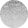 thumbnail image 1 of Ahgly Company Machine Washable Indoor Round Transitional Platinum Gray Area Rugs, 7' Round, 1 of 7