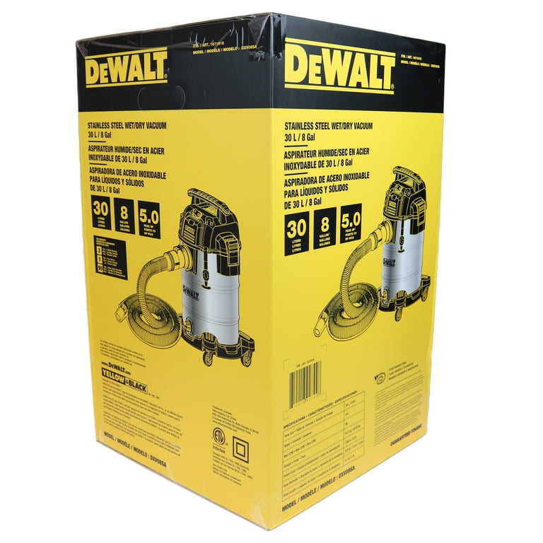 DEWALT 8-Gallon Portable Wet/Dry Shop Vacuum DEWALT 8-Gallon Portable Wet/Dry Shop Vacuum